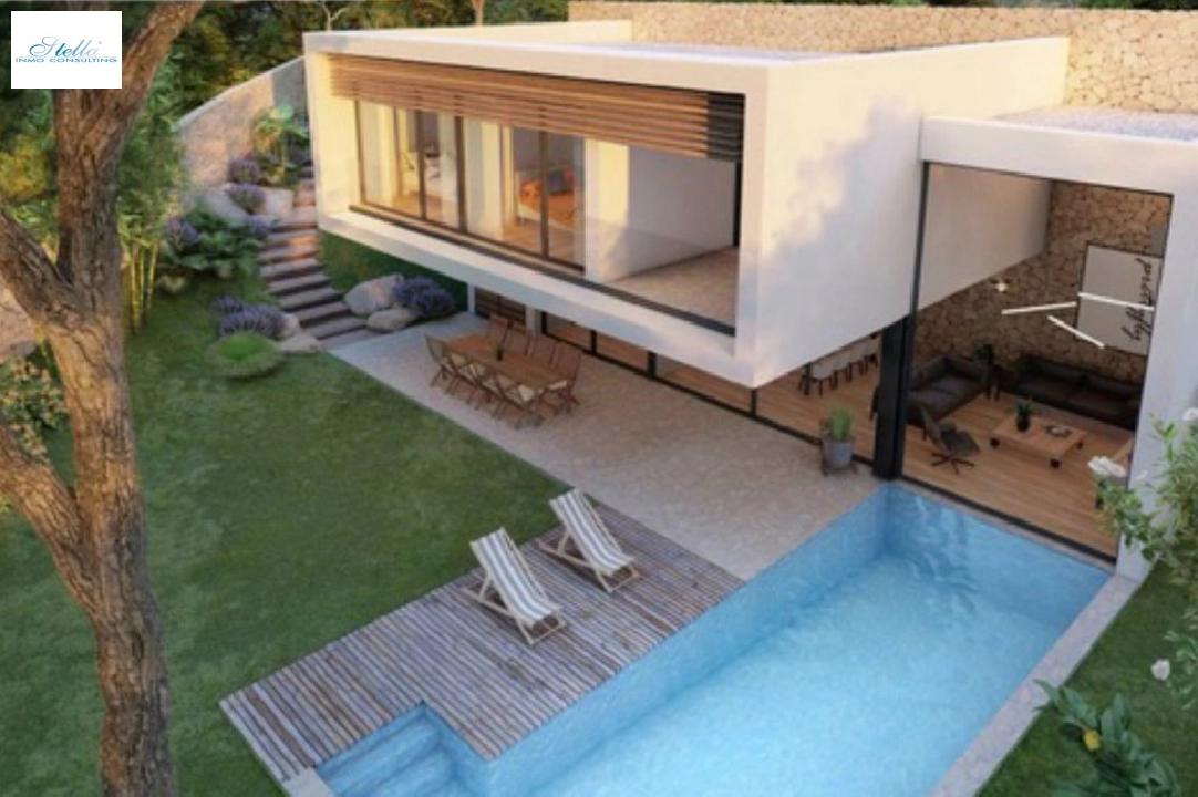villa en Calpe(Gran sol) en vente, construit 174 m², terrain 800 m², 4 chambre, 3 salle de bains, piscina, ref.: AM-11737DA-3700-1