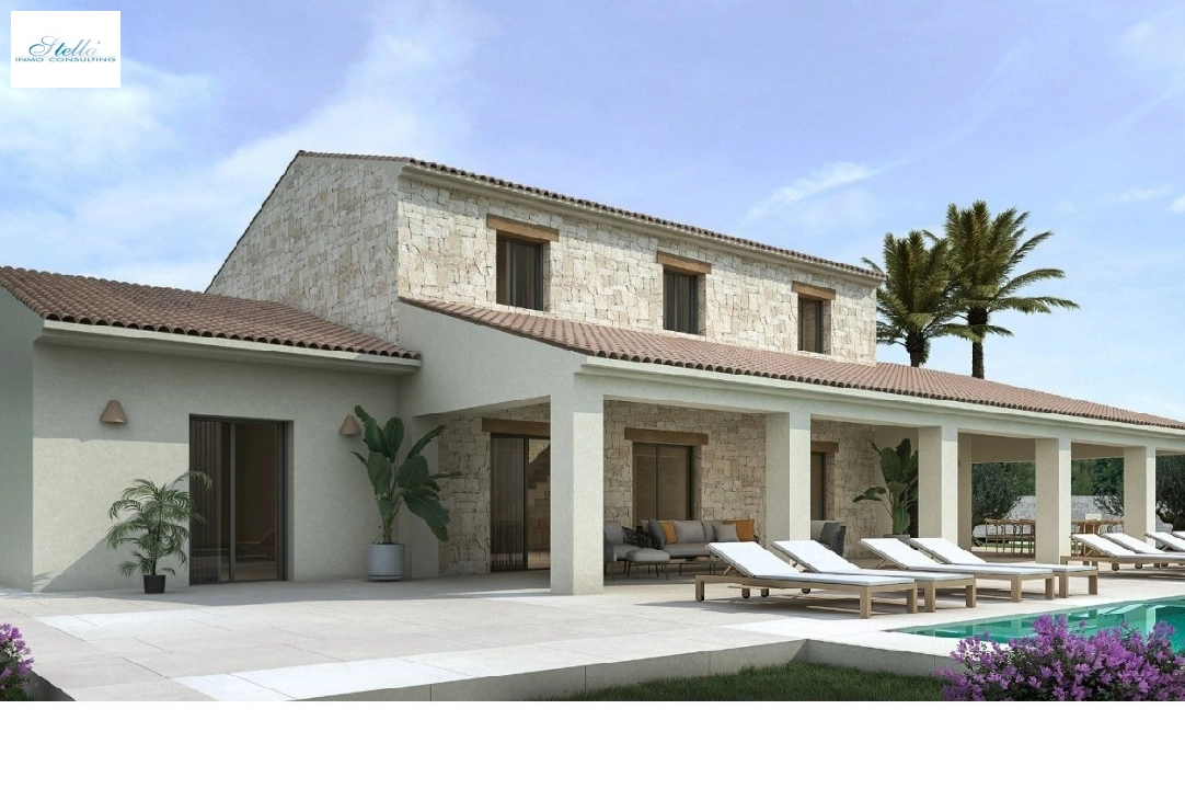 villa en Moraira(Benimeit) en vente, construit 699 m², aire acondicionado, terrain 13500 m², 4 chambre, 4 salle de bains, piscina, ref.: AM-11734DA-3700-2