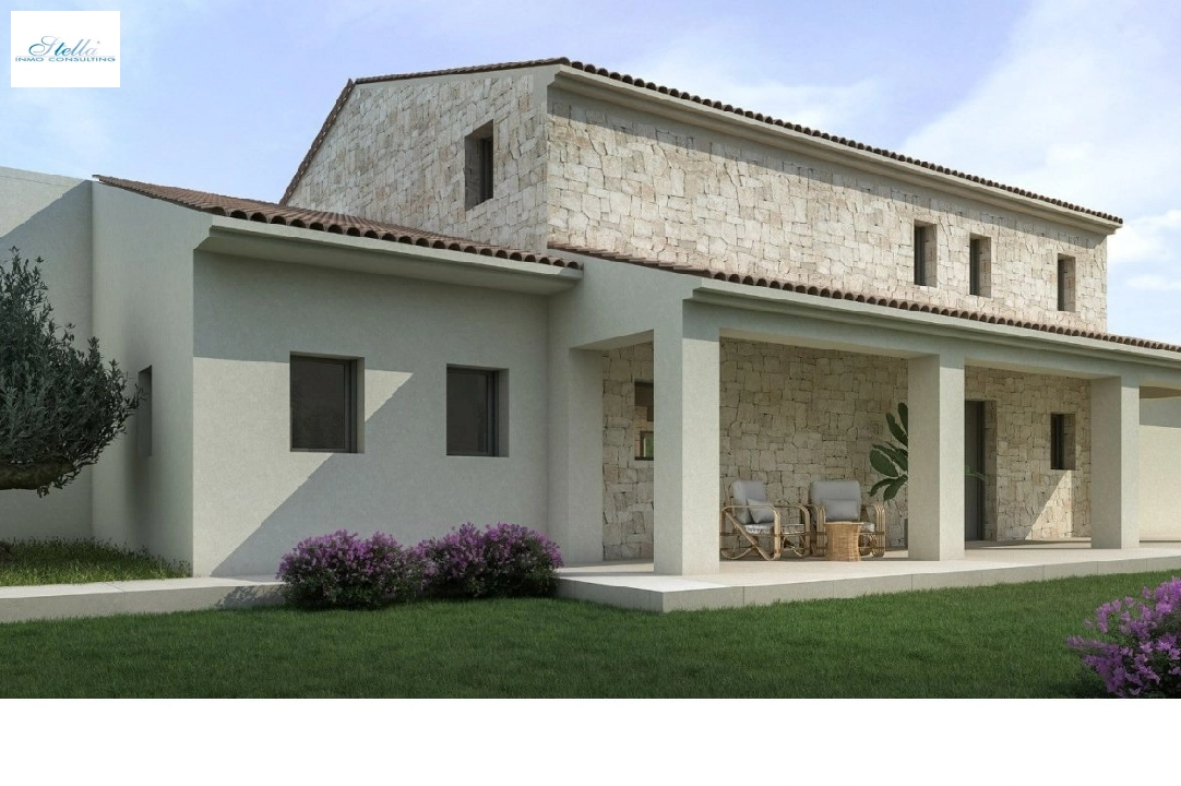 villa en Moraira(Benimeit) en vente, construit 699 m², aire acondicionado, terrain 13500 m², 4 chambre, 4 salle de bains, piscina, ref.: AM-11734DA-3700-4