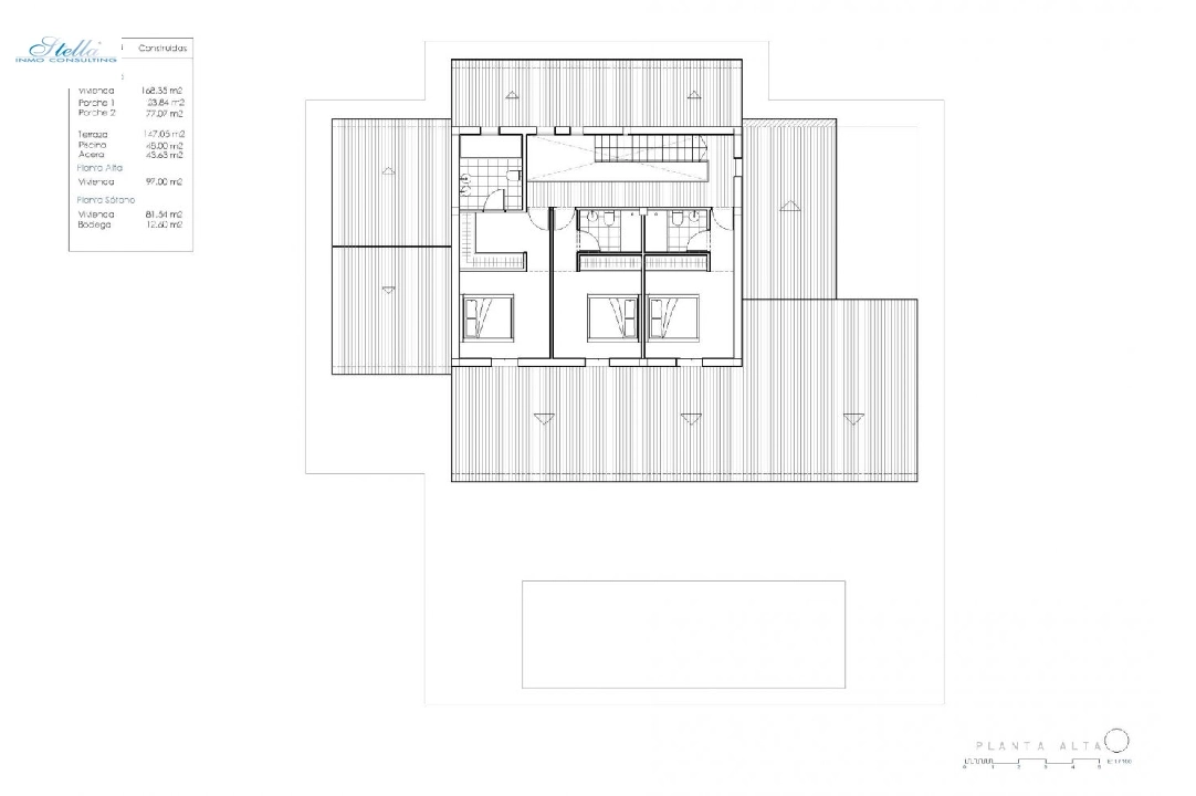 villa en Moraira(Benimeit) en vente, construit 699 m², aire acondicionado, terrain 13500 m², 4 chambre, 4 salle de bains, piscina, ref.: AM-11734DA-3700-5