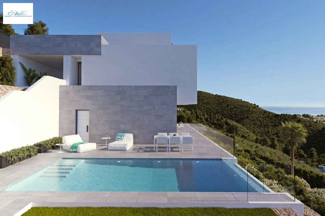 villa en Altea(Altea La Vella) en vente, construit 505 m², aire acondicionado, terrain 958 m², 4 chambre, 6 salle de bains, piscina, ref.: AM-1036DA-3700-4