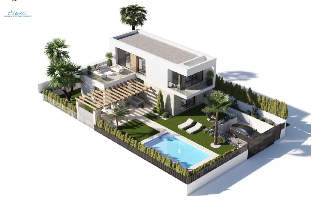 villa en Finestrat(Finestrat) en vente, construit 245 m², terrain 452 m², 3 chambre, 3 salle de bains, piscina, ref.: AM-1074DA-3700-26
