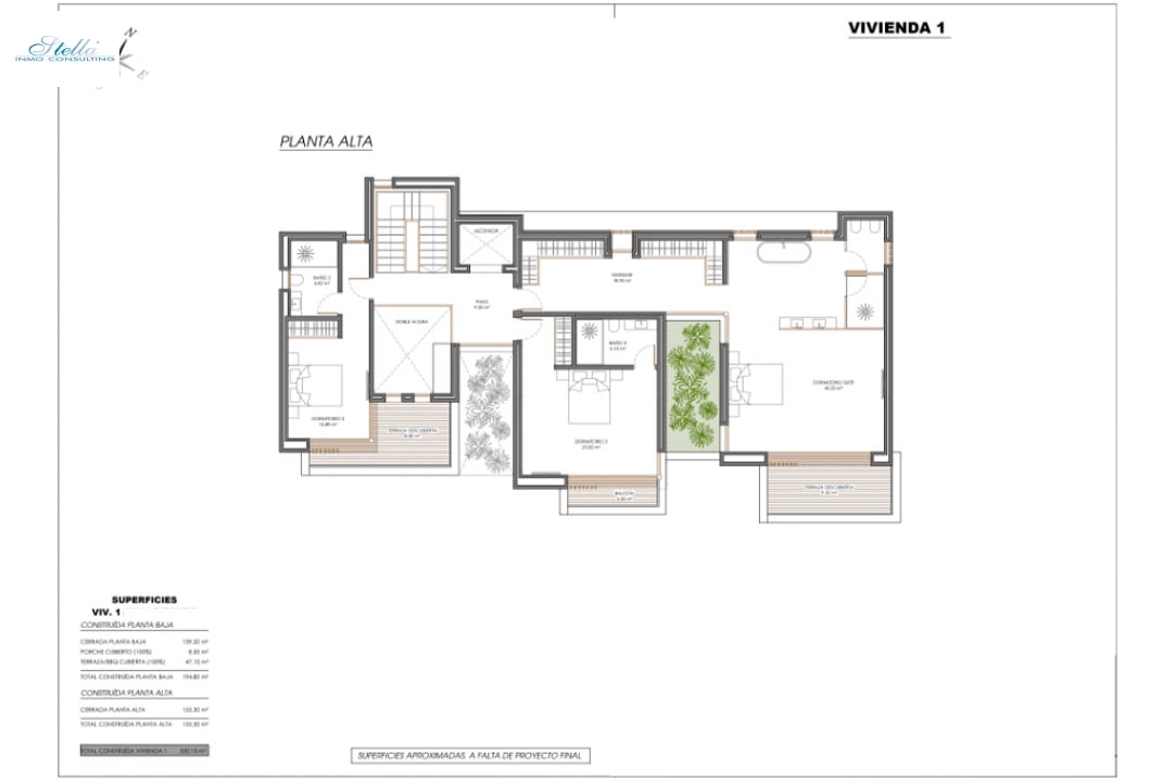 villa en Albir en vente, construit 494 m², aire acondicionado, terrain 683 m², 4 chambre, 4 salle de bains, piscina, ref.: BP-7023ALB-14