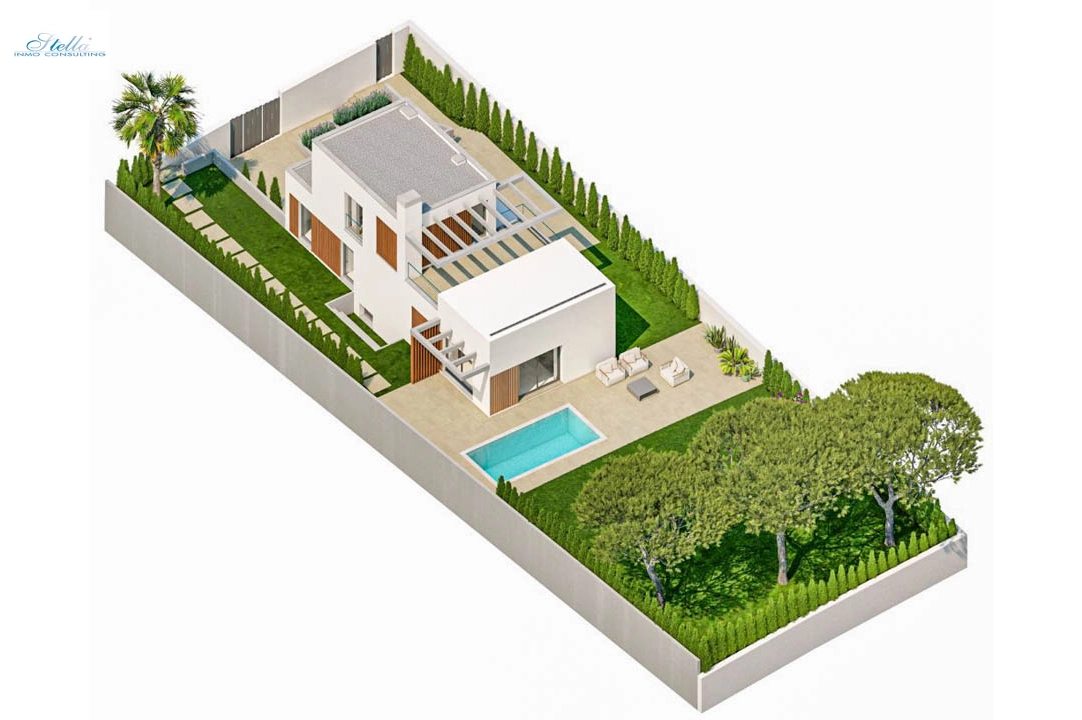 villa en Finestrat(Sierra Cortina) en vente, construit 150 m², aire acondicionado, terrain 410 m², 3 chambre, 2 salle de bains, ref.: BP-7024FIN-14