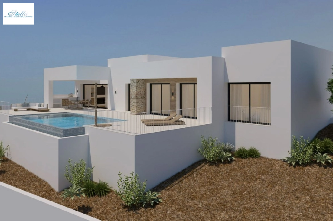 villa en Alcalali(Urbanizacion) en vente, construit 240 m², aire acondicionado, terrain 800 m², 3 chambre, 2 salle de bains, piscina, ref.: AM-11842DA-3700-2