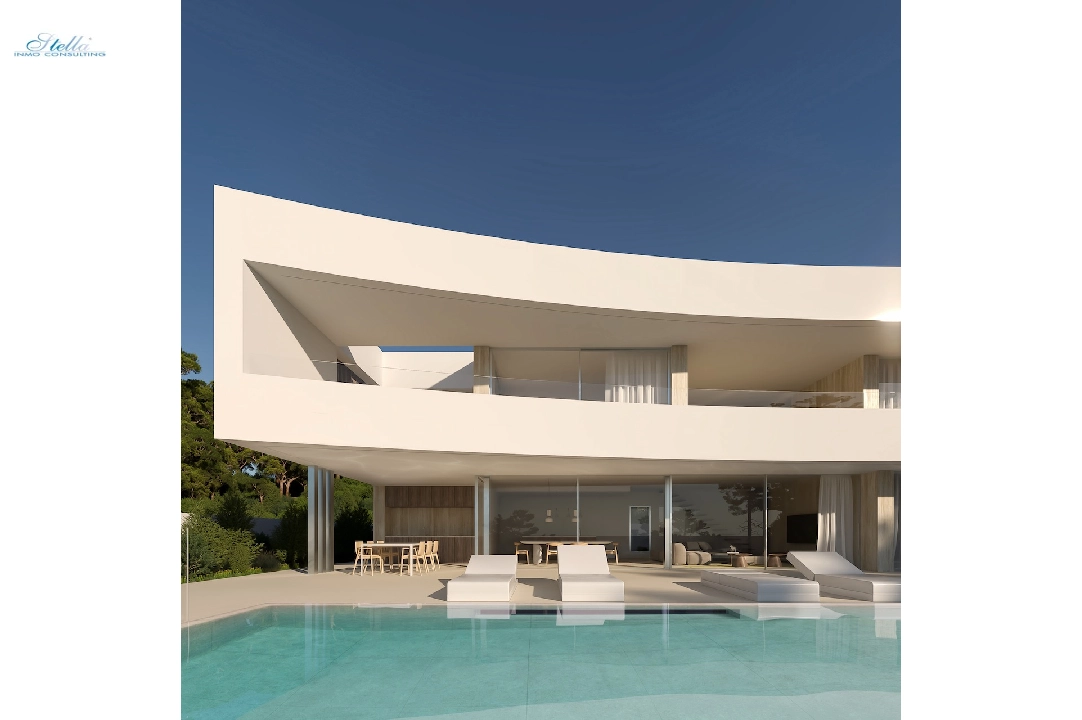 villa en Moraira(Moravit) en vente, construit 680 m², aire acondicionado, terrain 1412 m², 4 chambre, 5 salle de bains, piscina, ref.: CA-H-1694-AMB-1