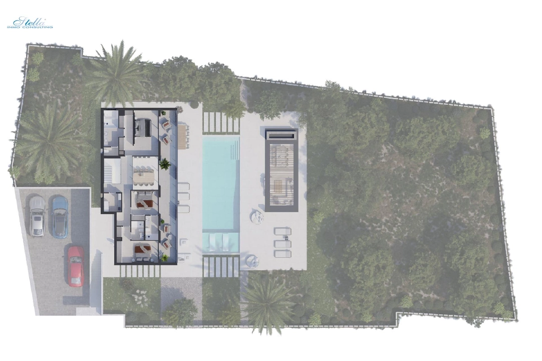 villa en Javea - Xabia(Portichol) en vente, construit 260 m², aire acondicionado, terrain 1000 m², 4 chambre, 5 salle de bains, piscina, ref.: AM-12031DA-3700-14