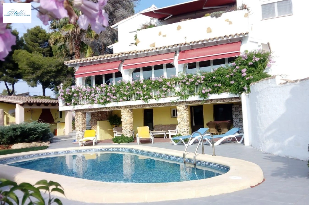 villa en Moraira(Pla del mar) en vente, construit 326 m², aire acondicionado, terrain 791 m², 5 chambre, 5 salle de bains, piscina, ref.: AM-12082DA-3700-2