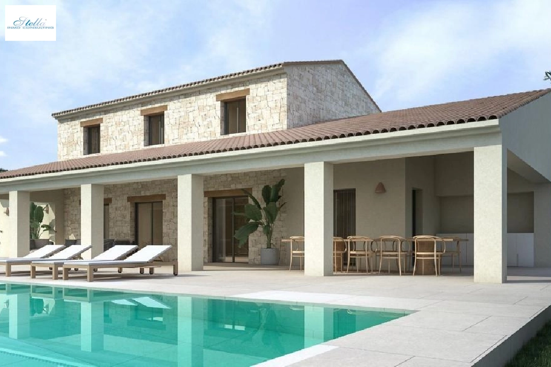 villa en Moraira en vente, construit 460 m², terrain 13536 m², 4 chambre, 4 salle de bains, piscina, ref.: COB-3414-2