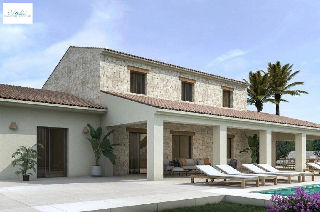 villa en Moraira en vente, construit 460 m², terrain 13536 m², 4 chambre, 4 salle de bains, piscina, ref.: COB-3414-3