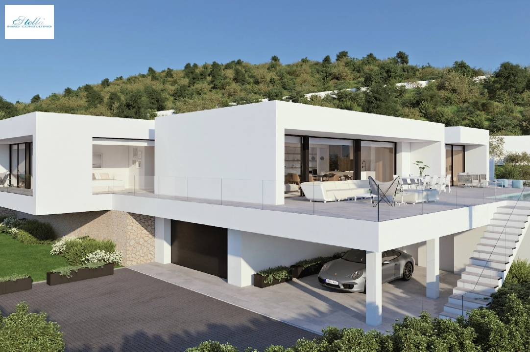 villa en Cumbre del Sol(Residencial Plus Jazmines) en vente, construit 313 m², terrain 1338 m², 3 chambre, 5 salle de bains, piscina, ref.: VA-AJ064-1