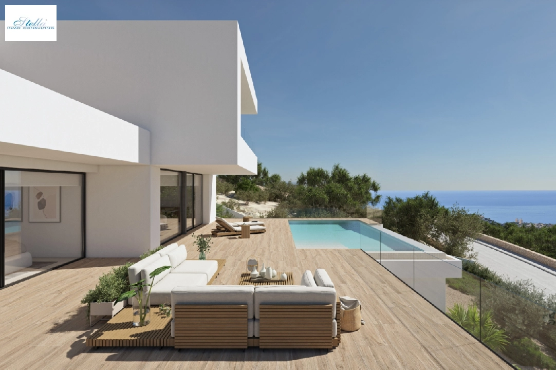villa en Cumbre del Sol(Residencial Plus Jazmines) en vente, construit 207 m², terrain 1020 m², 3 chambre, 4 salle de bains, piscina, ref.: VA-AJ137-4