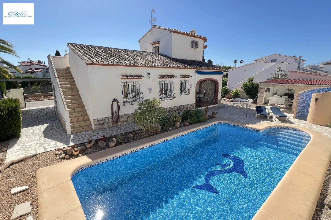 villa en Els Poblets en location de vacances, construit 125 m², ano de construccion 2003, + KLIMA, aire acondicionado, terrain 400 m², 2 chambre, 2 salle de bains, piscina, ref.: T-1123-1