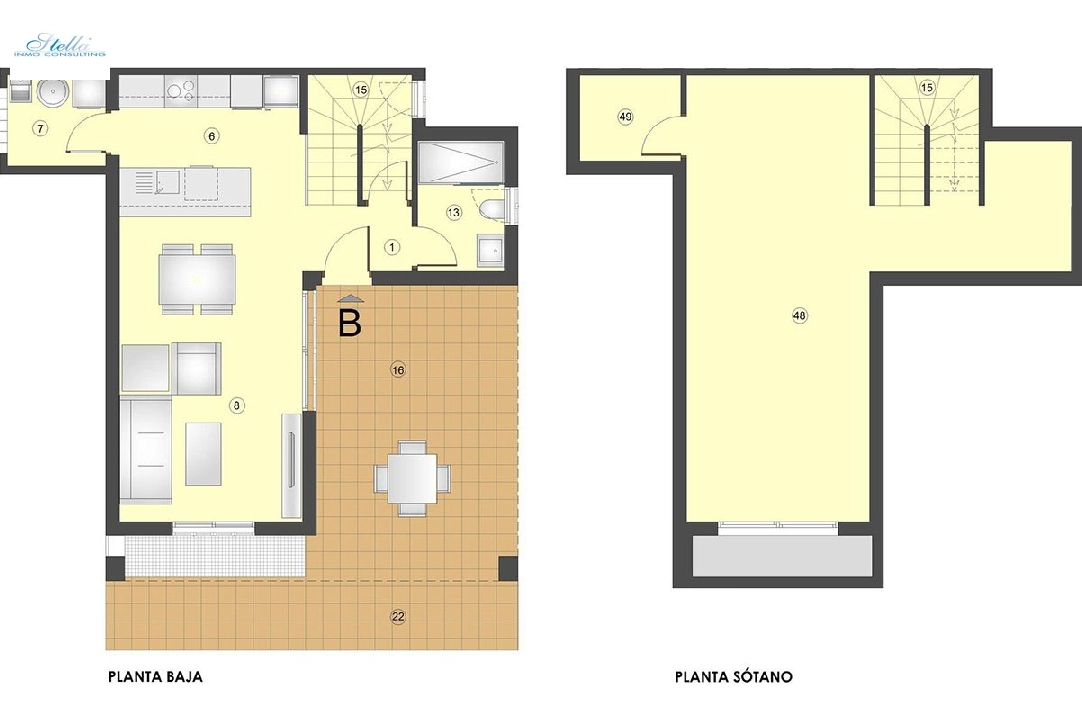 casa duplex en San Juan de los Terreros en vente, construit 228 m², estado nuevo, aire acondicionado, terrain 251 m², 2 chambre, 2 salle de bains, ref.: HA-STN-150-D02-9