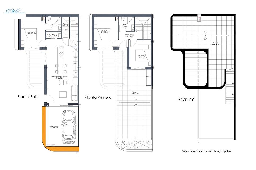 villa en Los Alcazares en vente, construit 151 m², estado nuevo, terrain 254 m², 3 chambre, 2 salle de bains, ref.: HA-LAN-440-E01-14