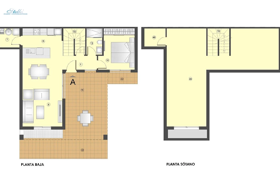 casa duplex en San Juan de los Terreros en vente, construit 271 m², estado nuevo, aire acondicionado, terrain 249 m², 3 chambre, 2 salle de bains, ref.: HA-STN-150-D01-10