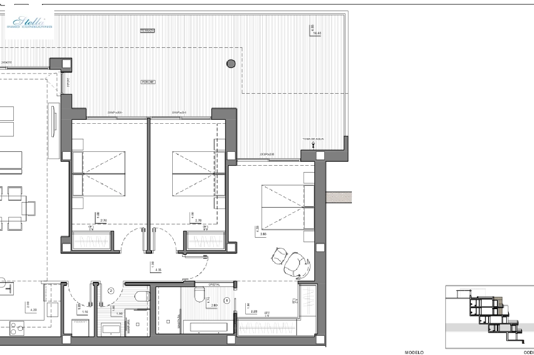 appartement en Pedreguer(La Sella) en vente, construit 239 m², aire acondicionado, terrain 239 m², 3 chambre, 2 salle de bains, ref.: BP-4322PED-21