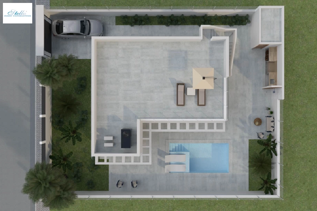 villa en Polop(Las Lomas) en vente, construit 106 m², aire acondicionado, terrain 432 m², 3 chambre, 2 salle de bains, ref.: BP-7032POL-6