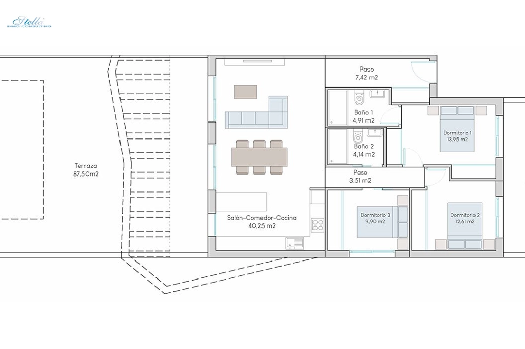 apartamento planta baja en Finestrat en vente, construit 202 m², estado nuevo, 3 chambre, 2 salle de bains, piscina, ref.: HA-FIN-313-A03-10
