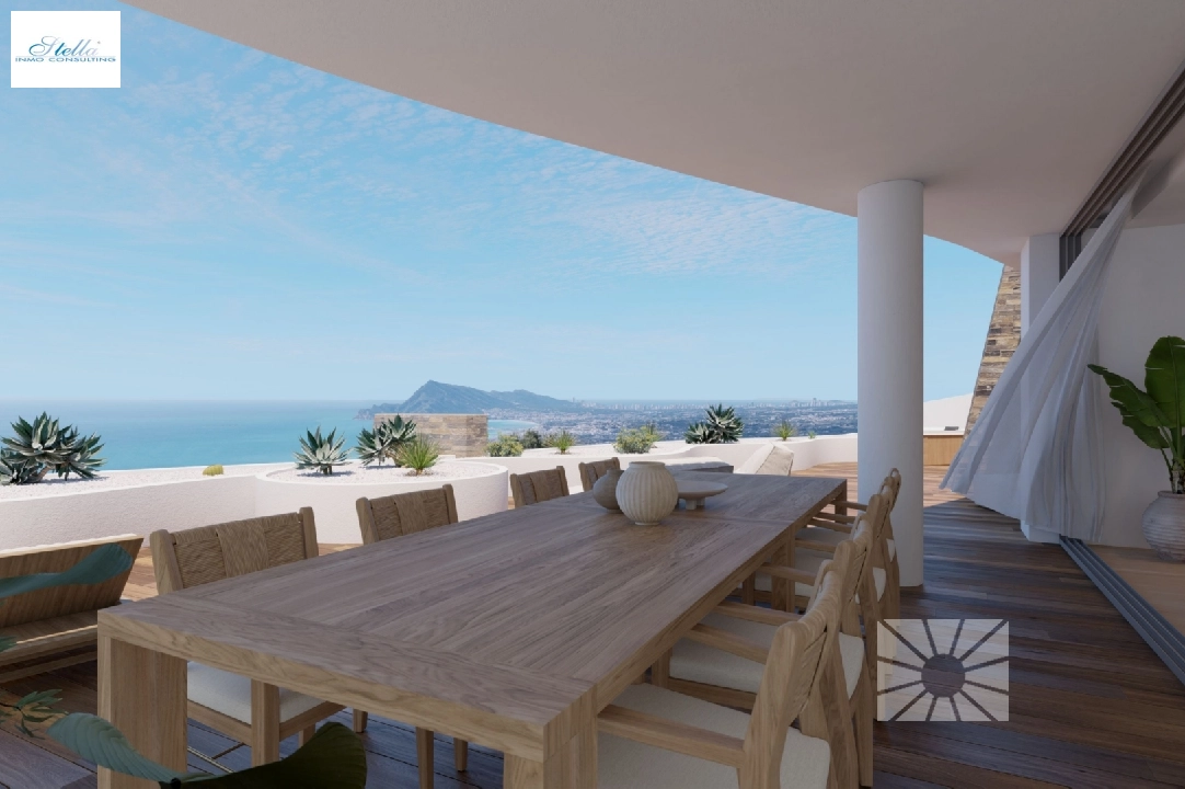 appartement en Altea(Ocean Suites Altea) en vente, construit 243 m², 3 chambre, 3 salle de bains, piscina, ref.: VA-HA010-1