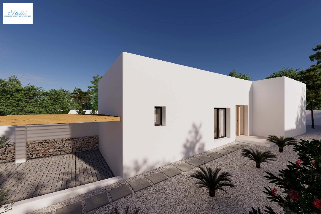 villa en Moraira(Pinar del Advocat) en vente, construit 196 m², aire acondicionado, terrain 800 m², 4 chambre, 3 salle de bains, piscina, ref.: CA-H-1705-AMB-3