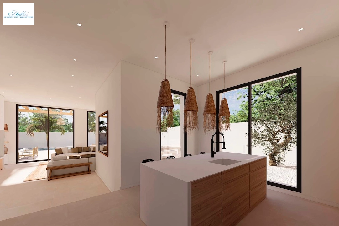 villa en Moraira(Pinar del Advocat) en vente, construit 268 m², aire acondicionado, terrain 800 m², 4 chambre, 3 salle de bains, piscina, ref.: CA-H-1709-AMB-5