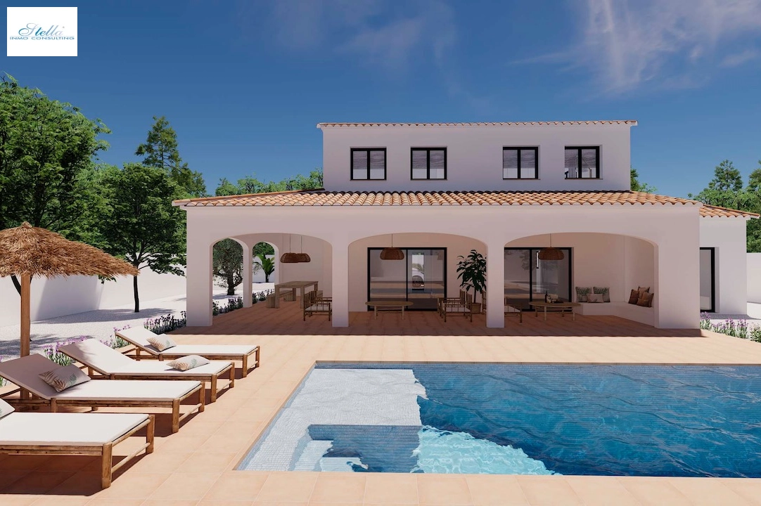 villa en Moraira(Pinar del Advocat) en vente, construit 248 m², aire acondicionado, terrain 1050 m², 4 chambre, 4 salle de bains, piscina, ref.: CA-H-1712-AMB-10