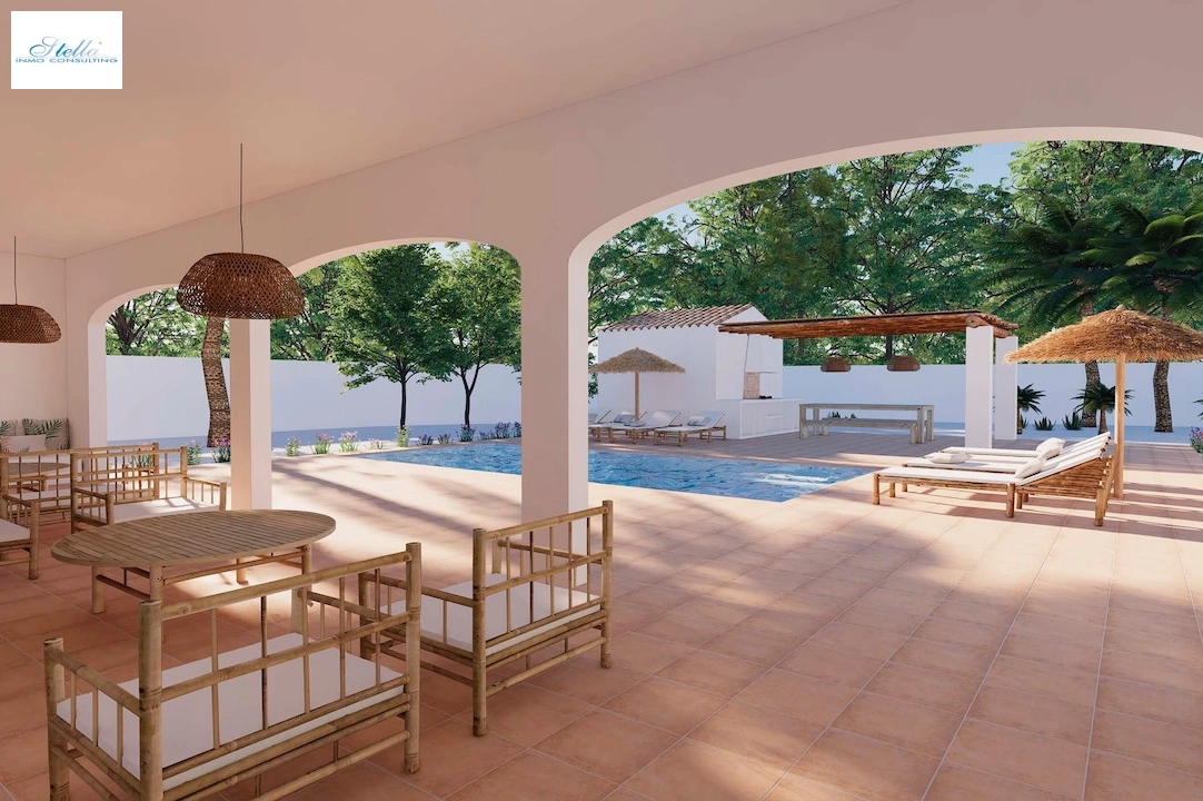 villa en Moraira(Pinar del Advocat) en vente, construit 248 m², aire acondicionado, terrain 1050 m², 4 chambre, 4 salle de bains, piscina, ref.: CA-H-1712-AMB-2