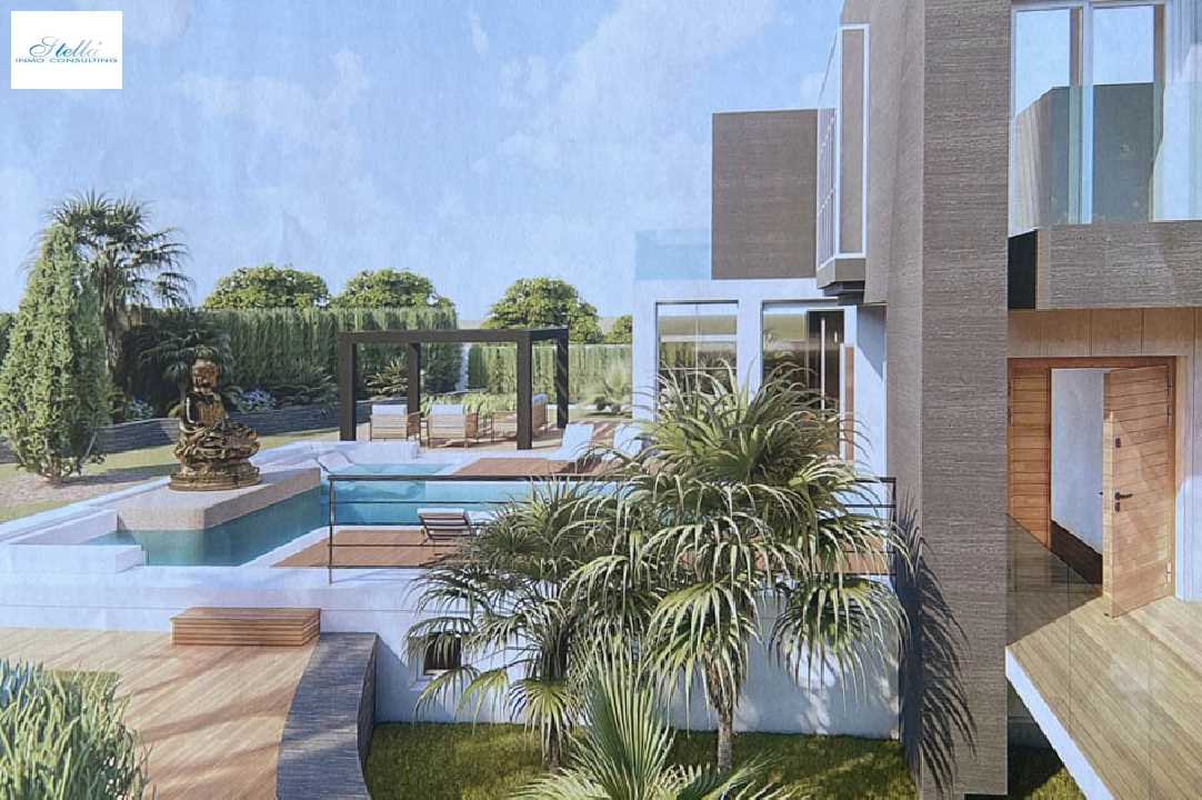 villa en Albir(Centrum) en vente, construit 288 m², aire acondicionado, terrain 812 m², 3 chambre, 3 salle de bains, piscina, ref.: BP-7040ALB-15