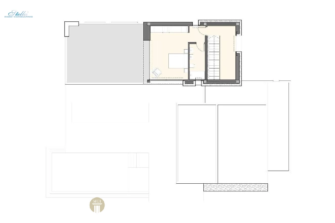 villa en Moraira en vente, construit 261 m², ano de construccion 2023, + calefaccion suelo, aire acondicionado, terrain 939 m², 4 chambre, 4 salle de bains, piscina, ref.: MV-2499-9
