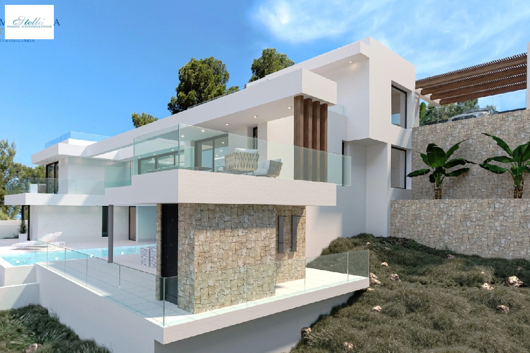 villa en Calpe en vente, construit 453 m², ano de construccion 2023, aire acondicionado, terrain 1013 m², 4 chambre, 4 salle de bains, ref.: MV-2506-4