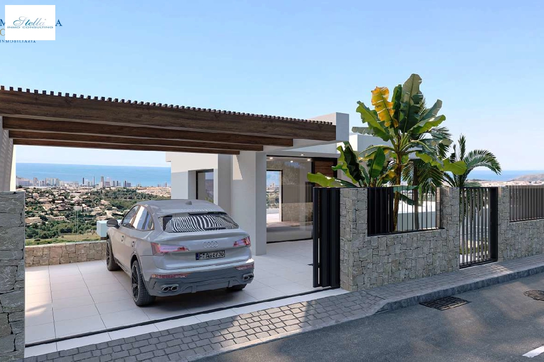 villa en Calpe en vente, construit 453 m², ano de construccion 2023, aire acondicionado, terrain 1013 m², 4 chambre, 4 salle de bains, piscina, ref.: MV-2506-6