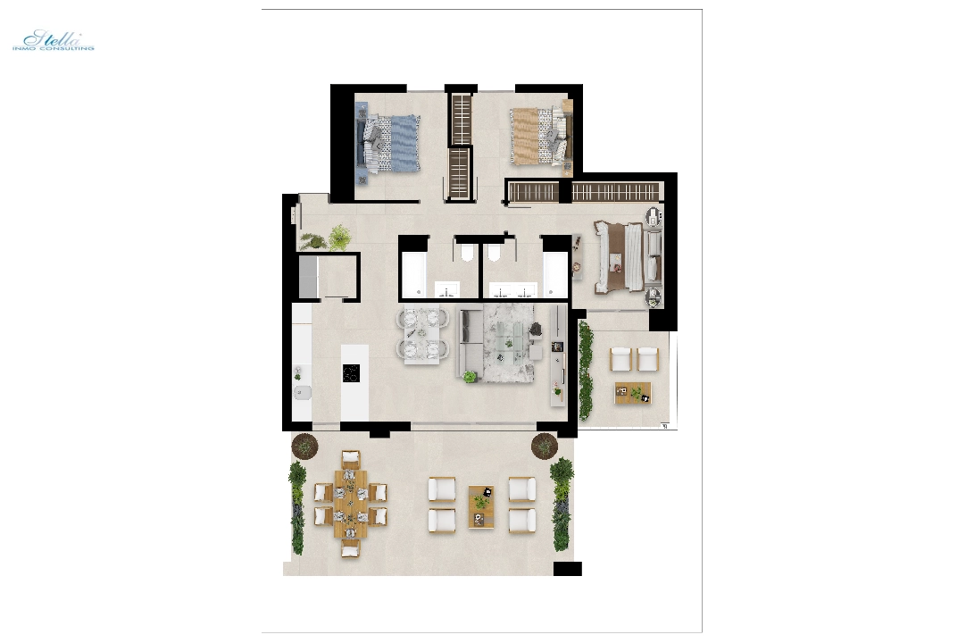 appartement en Nueva Andalucia(Urbanizacion Nueva Andalucia J, 9. 29660 Marbella,) en vente, construit 114 m², terrain 179 m², 3 chambre, 2 salle de bains, piscina, ref.: TW-MARBELLALAKE131-25