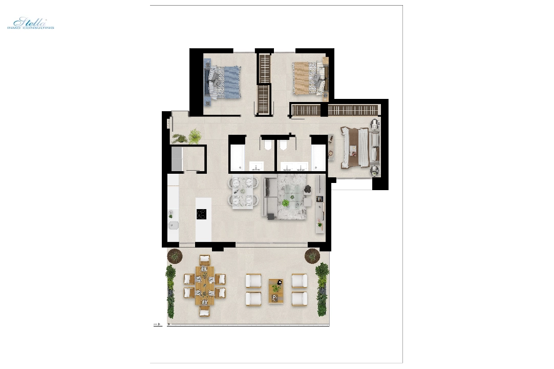 appartement en Nueva Andalucia(Urbanizacion Nueva Andalucia J, 9. 29660 Marbella,) en vente, construit 114 m², terrain 179 m², 3 chambre, 2 salle de bains, piscina, ref.: TW-MARBELLALAKE131-26