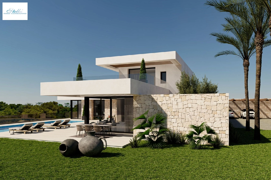 villa en Beniarbeig(Tosals) en vente, construit 454 m², ano de construccion 2024, aire acondicionado, terrain 13000 m², 4 chambre, 3 salle de bains, piscina, ref.: AS-3623-2