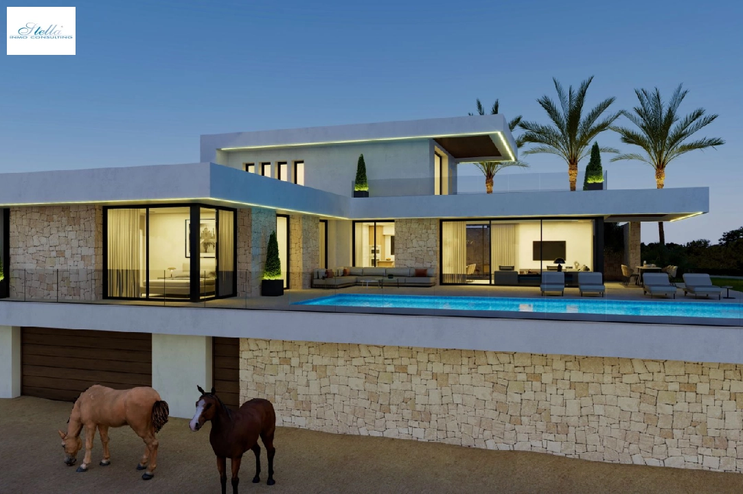 villa en Beniarbeig(Tosals) en vente, construit 454 m², ano de construccion 2024, aire acondicionado, terrain 13000 m², 4 chambre, 3 salle de bains, piscina, ref.: AS-3623-6