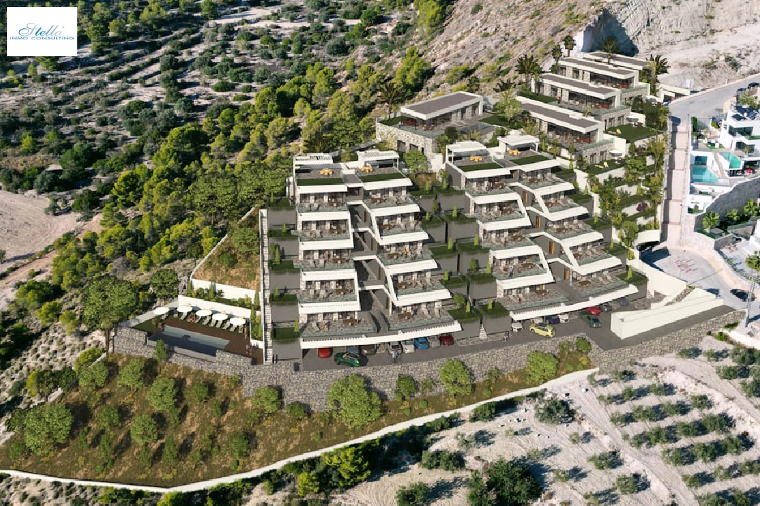 appartement en Finestrat(Balcon de Finestrat) en vente, construit 148 m², aire acondicionado, terrain 148 m², 2 chambre, 2 salle de bains, piscina, ref.: BP-7042FIN-2