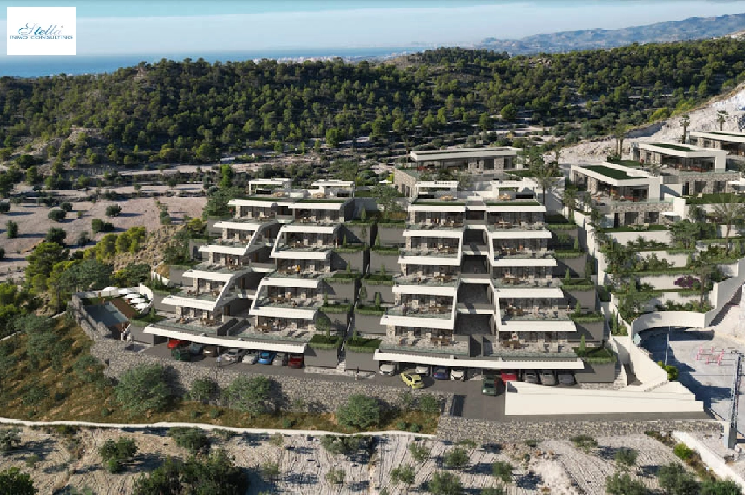 appartement en Finestrat(Balcon de Finestrat) en vente, construit 148 m², aire acondicionado, terrain 148 m², 2 chambre, 2 salle de bains, piscina, ref.: BP-7042FIN-9