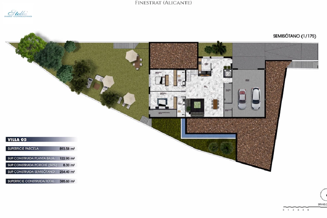 villa en Finestrat(Balcon de Finestrat) en vente, construit 322 m², aire acondicionado, terrain 565 m², 4 chambre, 5 salle de bains, ref.: BP-7043FIN-11