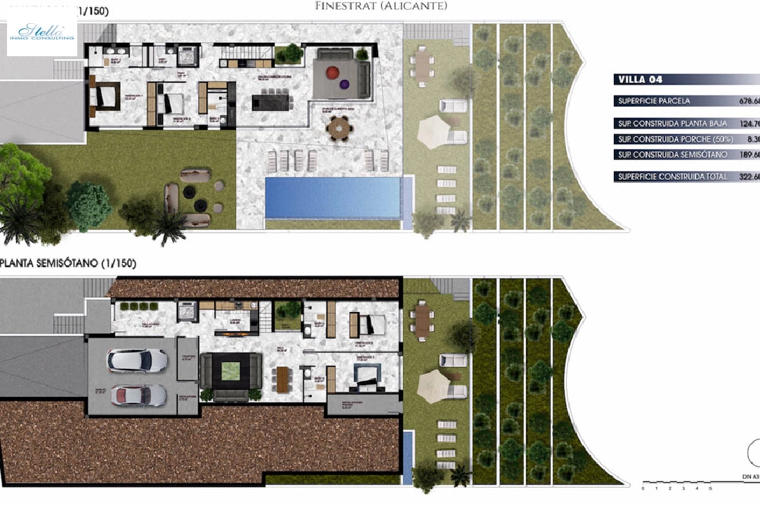 villa en Finestrat(Balcon de Finestrat) en vente, construit 322 m², aire acondicionado, terrain 565 m², 4 chambre, 5 salle de bains, ref.: BP-7043FIN-9