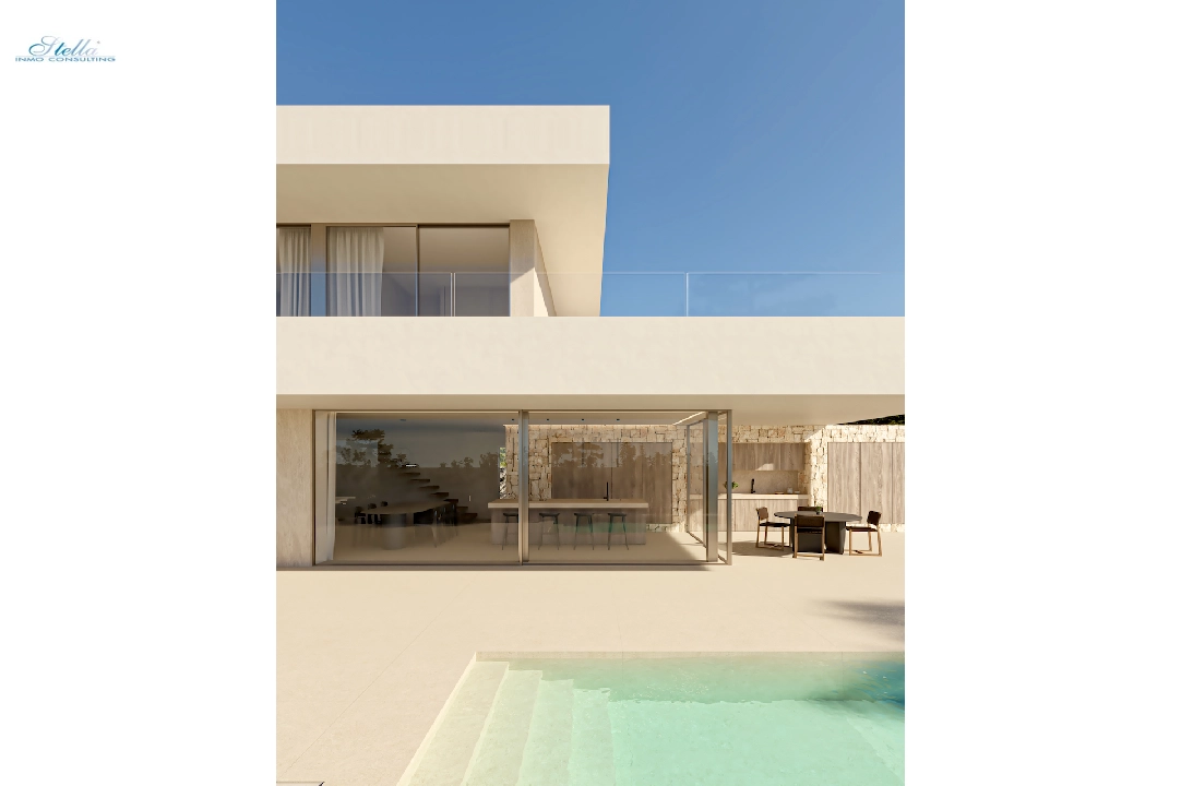 villa en Moraira(Moravit) en vente, construit 405 m², aire acondicionado, terrain 809 m², 5 chambre, 4 salle de bains, piscina, ref.: CA-H-1724-AMB-4