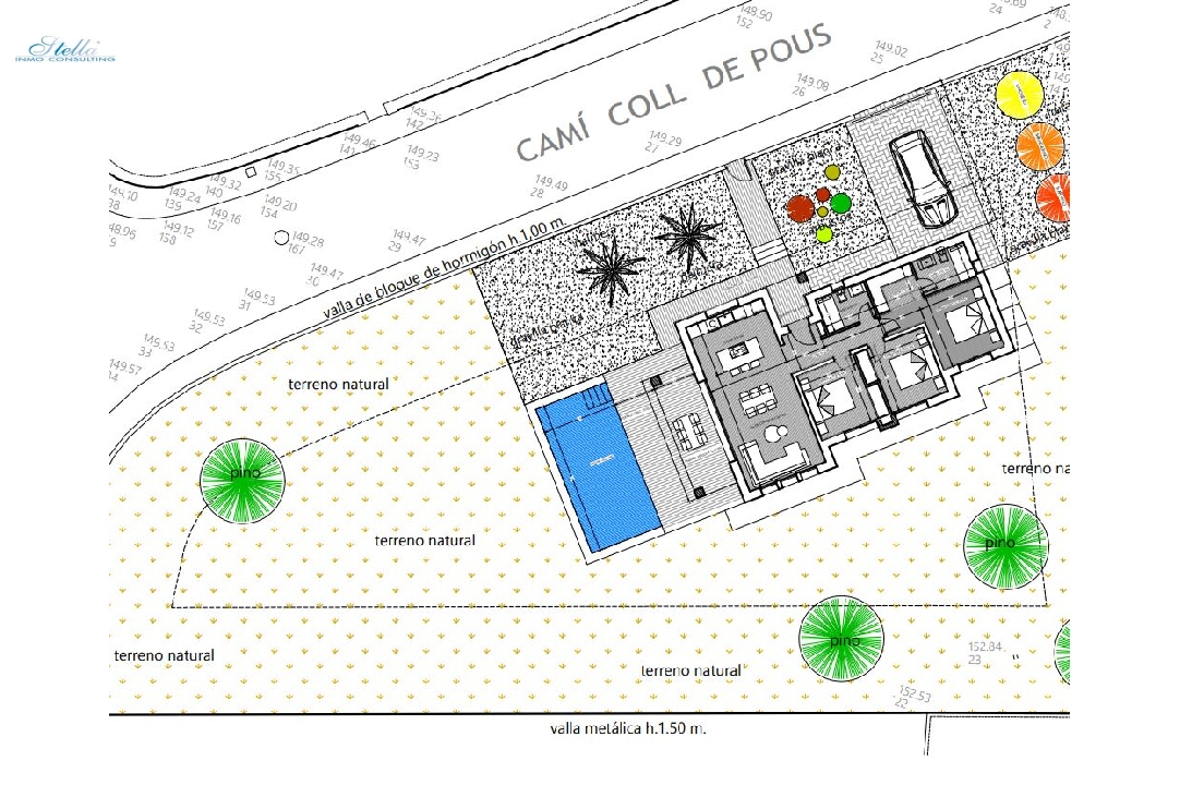 villa en Denia(Marquesa 4) en vente, construit 120 m², ano de construccion 2025, estado como nuevo, + calefaccion central, aire acondicionado, terrain 1085 m², 3 chambre, 2 salle de bains, piscina, ref.: UM-UV-HEBE-16