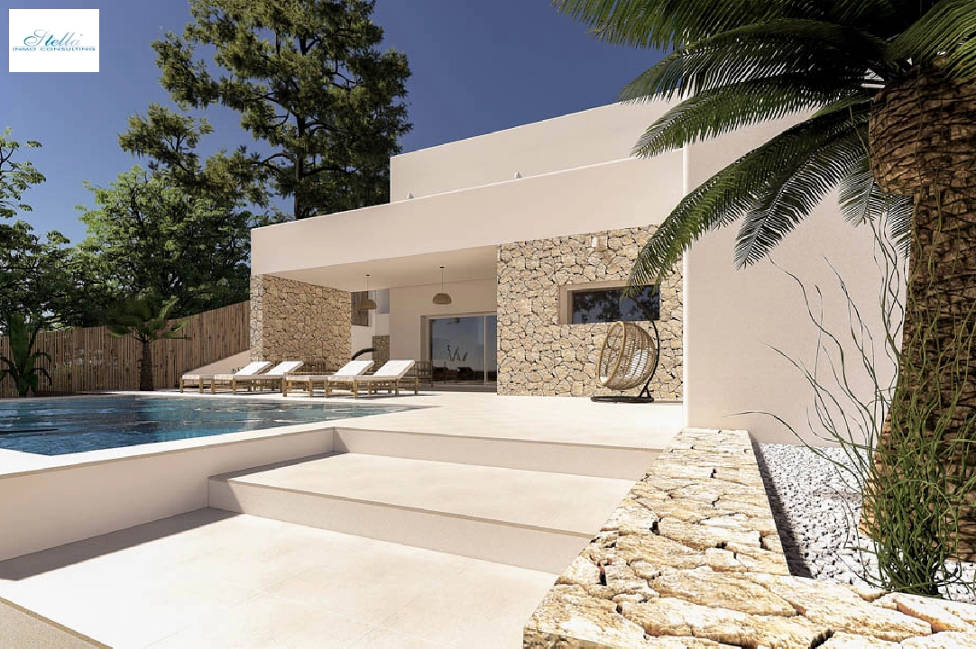 villa en Moraira(La Pinada) en vente, construit 435 m², aire acondicionado, terrain 800 m², 4 chambre, 4 salle de bains, ref.: BP-7103MOR-3