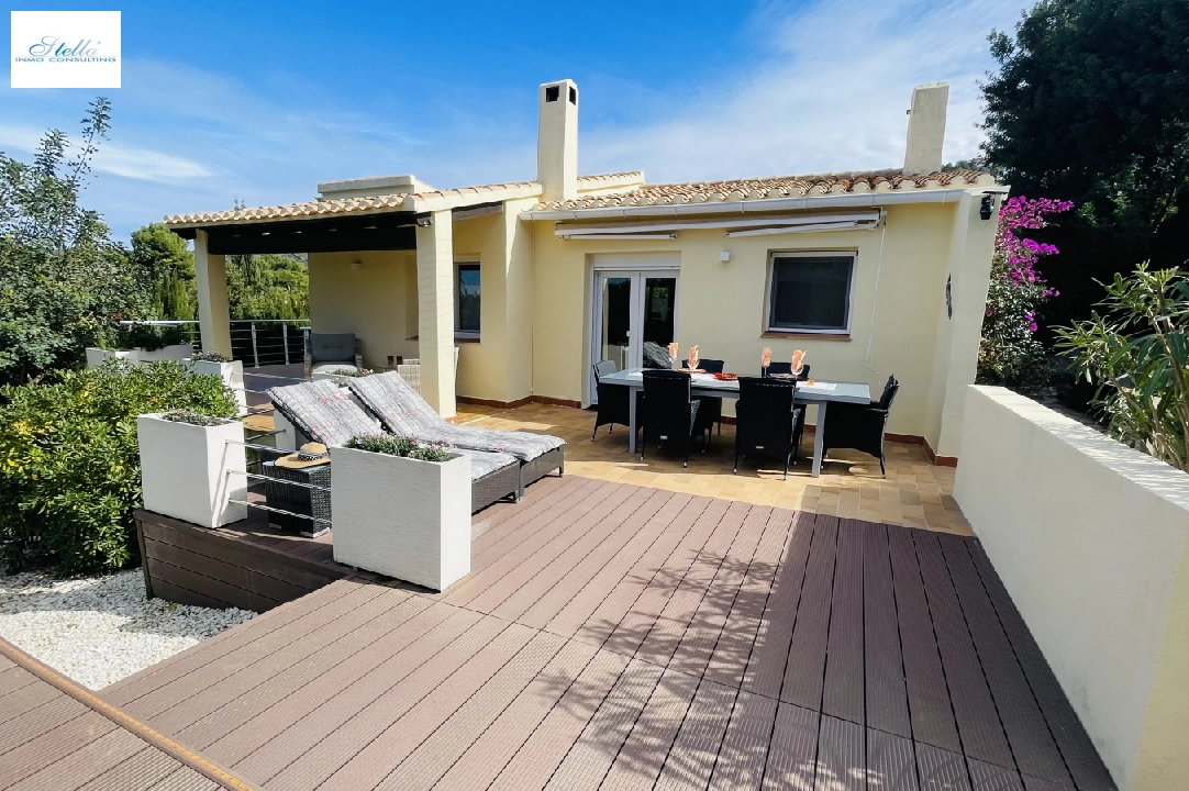 villa en Denia-La Sella(La Sella ) en location de vacances, construit 111 m², ano de construccion 1986, + calefaccion central, aire acondicionado, terrain 495 m², 3 chambre, 2 salle de bains, piscina, ref.: T-0424-3