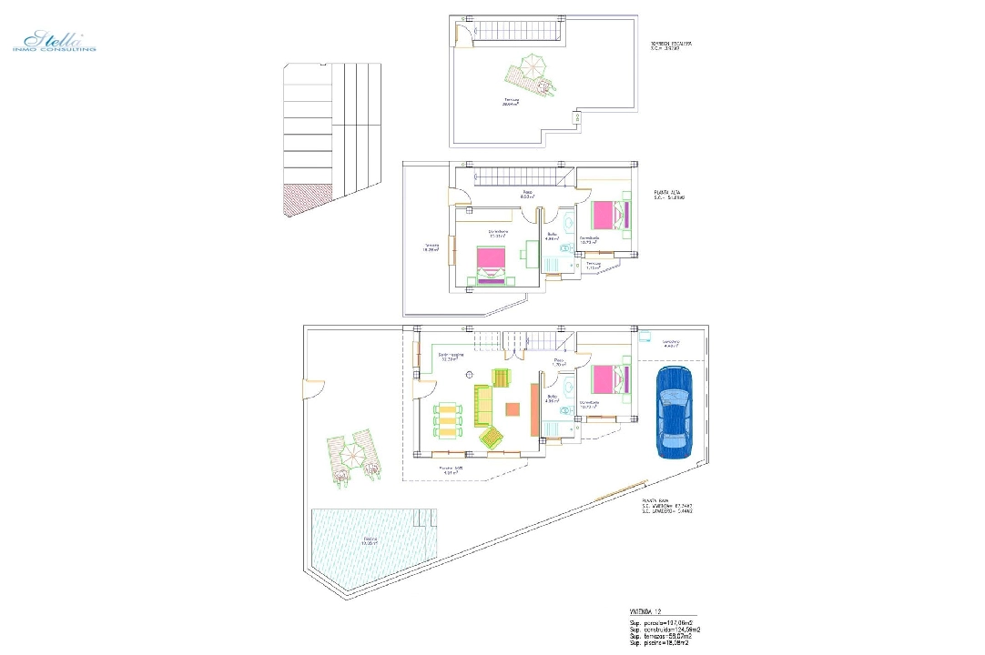 villa en San Pedro del Pinatar en vente, construit 158 m², estado nuevo, terrain 129 m², 3 chambre, 2 salle de bains, piscina, ref.: HA-SAN-115-E01-19