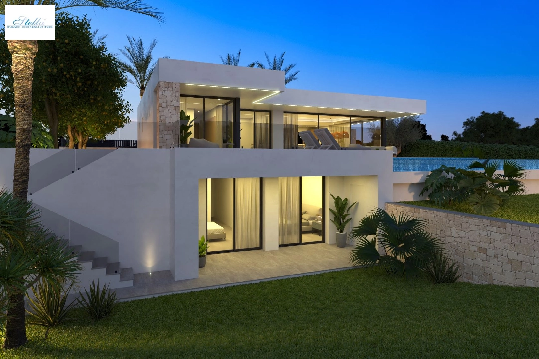 villa en Denia(Marquesa 6) en vente, construit 266 m², aire acondicionado, terrain 999 m², 4 chambre, 4 salle de bains, piscina, ref.: UM-UV-PITO-7