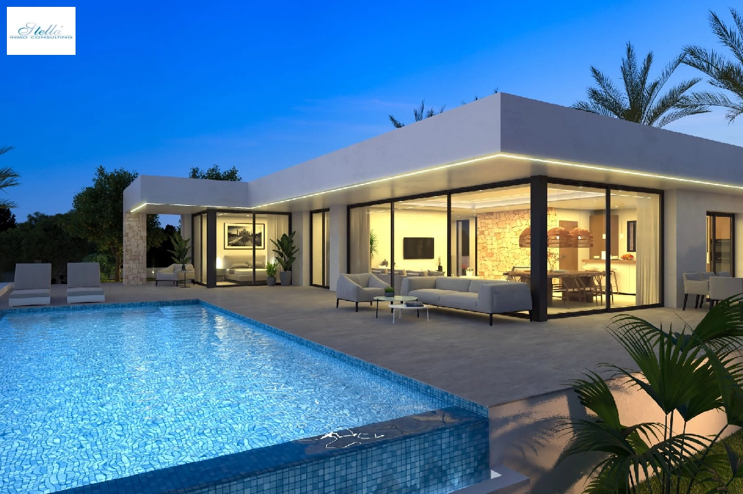 villa en Denia(Marquesa 6) en vente, construit 266 m², aire acondicionado, terrain 999 m², 4 chambre, 4 salle de bains, piscina, ref.: UM-UV-PITO-8