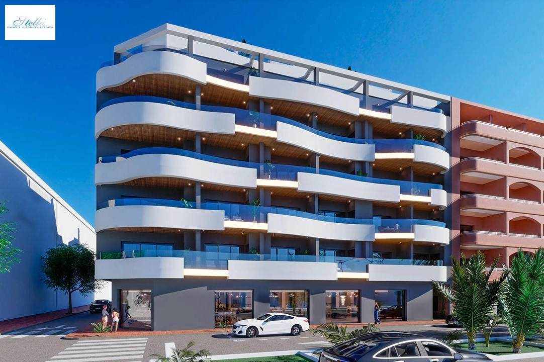 apartamento en la planta superior en Torrevieja en vente, construit 82 m², estado nuevo, 2 chambre, 2 salle de bains, piscina, ref.: HA-TON-203-A01-2