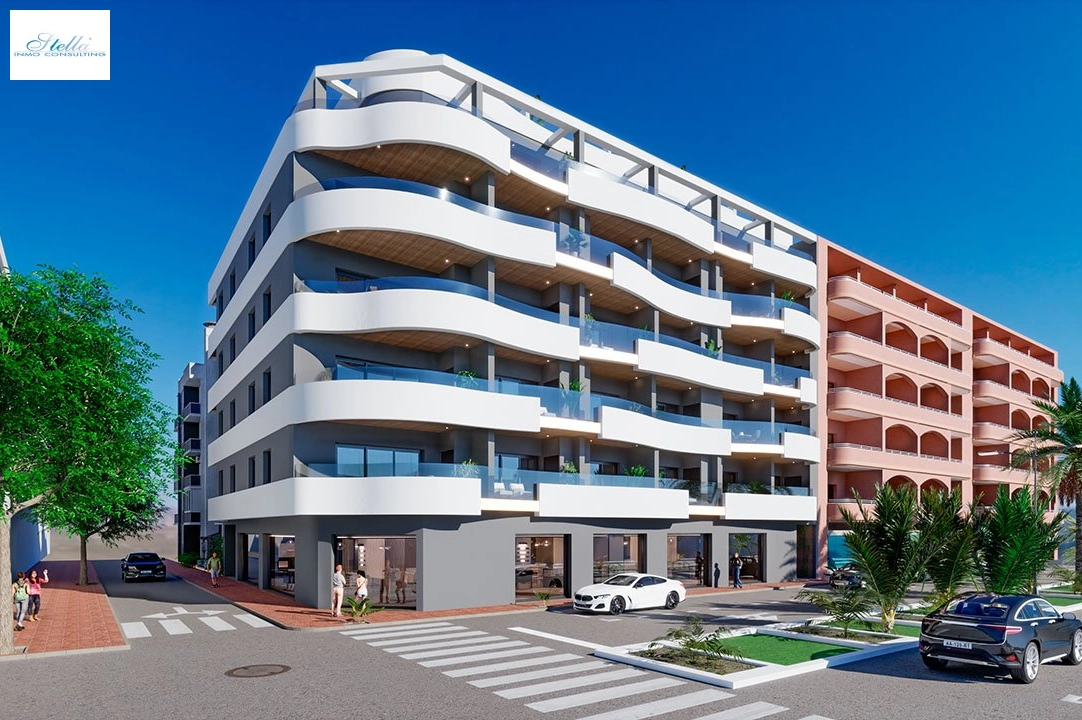 apartamento en la planta superior en Torrevieja en vente, construit 101 m², estado nuevo, 3 chambre, 2 salle de bains, piscina, ref.: HA-TON-203-A02-2