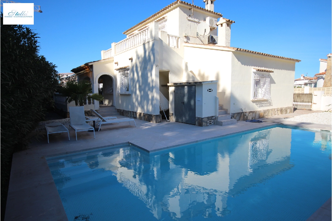 casa de verano en Els Poblets en location de vacances, construit 150 m², estado bien cuidado, + KLIMA, aire acondicionado, terrain 440 m², 4 chambre, 3 salle de bains, piscina, ref.: V-0823-6